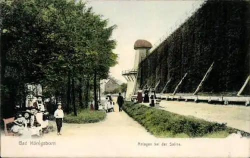 Ak Königsborn Unna im Ruhrgebiet, Saline, Anlagen