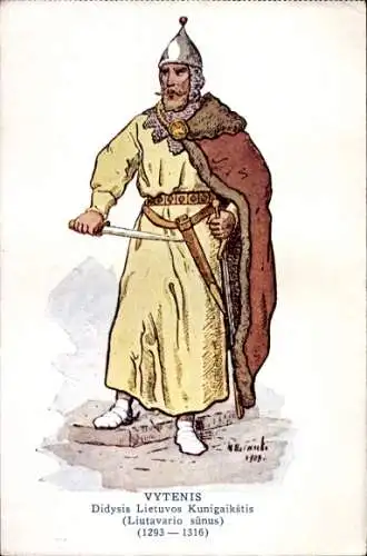 Künstler Ak Vytenis, Didysis Lietuvos Kunigaikstis, Adel 1293-1316