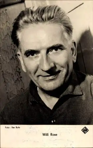 Ak Schauspieler Willi Rose, Portrait, Autogramm