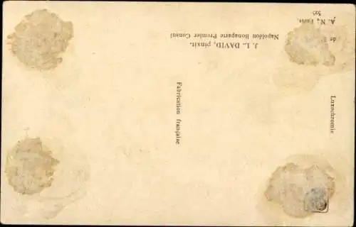 Künstler Ak David, J. L., Napoleon Bonaparte Ier Consul