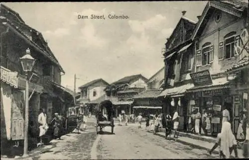 Ak Colombo Ceylon Sri Lanka, Dam Street