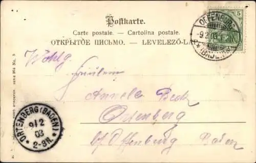 Ak Portrait einer Frau mit Federhut