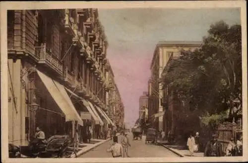 Ak Alexandria Ägypten, Poststraße