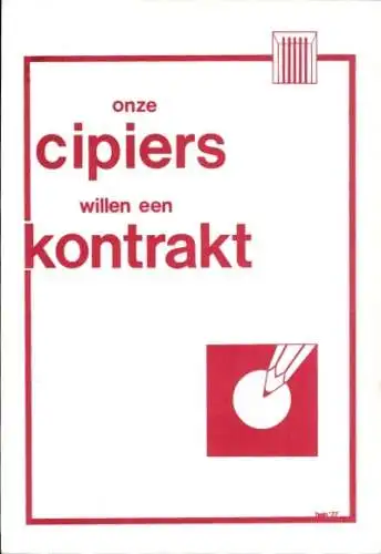 Ak, unsere Gefängniswärter wollen einen Vertrag, Anarcho-Socialist-Magazin