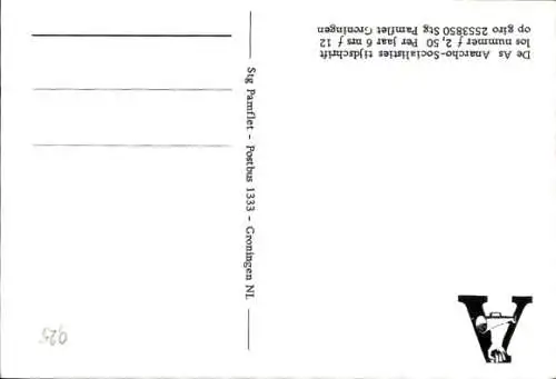 Ak Parliamentary, De As, Zeitschrift Anarcho-Socialist