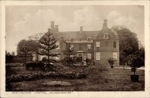 Ak Doetinchem Gelderland Niederlande, Schloss Slangenburg