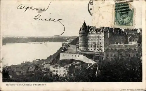 Ak Quebec, Kanada, Château Frontenac