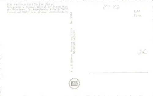 Ak Bischofsheim an der Rhön in Unterfranken, Rhönhäuschen