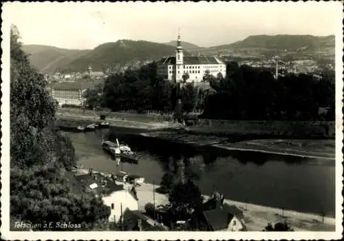 Ak Tetschen a. Elbe Reg. Aussig, Schloss