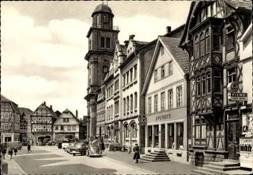 Ak Lauterbach an der Lauter, Marktplatz, Apotheke, Wettick Filme Foto, VW Käfer, Fassaden