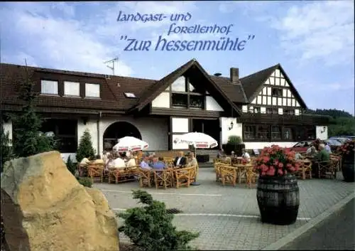 Ak Kleinlüder Großenlüder Hessen, Landgasthof Forellenhof zur Hessenmühle