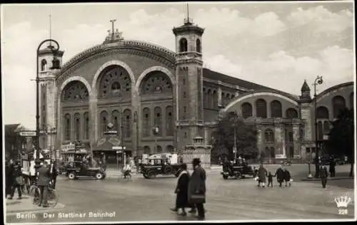 Ak Berlin Mitte, Stettiner Bahnhof