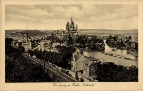 Ak Limburg an der Lahn, Teilansicht, Ostseite, Kirche