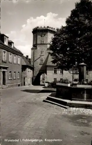 Ak Wunsiedel im Fichtelgebirge Oberfranken, Koppetentor