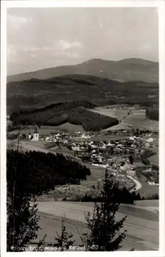 Ak Regen im Bayerischen Wald, Totalansicht, Rachel