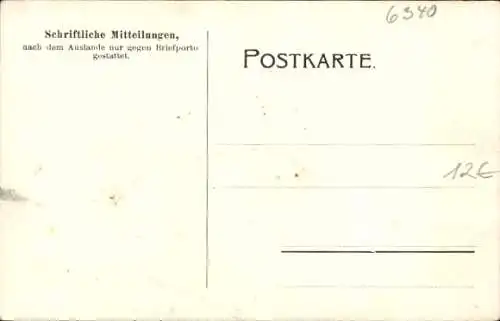 Studentika Ak Dillenburg in Hessen, Abschieds-Commers 1905