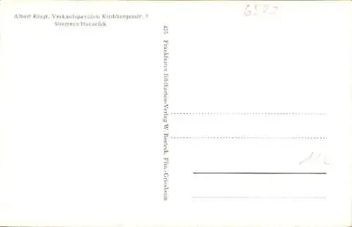 Ak Simmern im Hunsrück, Hauptstraße, Hindenburgbad, Kirchberger Straße, Schinderhannes Turm