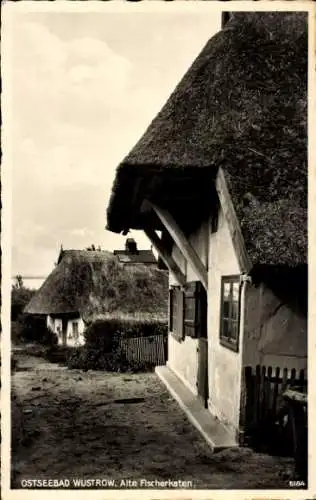 Ak Ostseebad Wustrow Fischland, Alte Fischerkaten