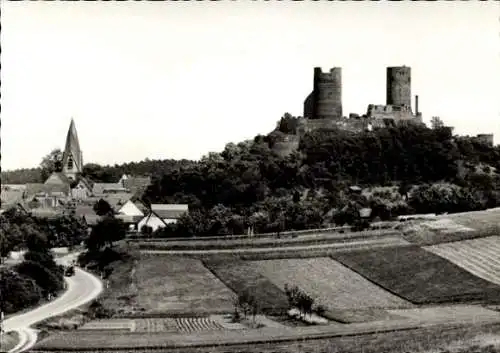 Ak Münzenberg in Oberhessen, Münzenburg, Blick vom Steinberg