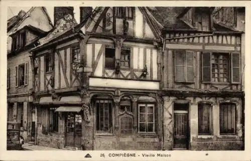 Ak Compiègne Oise, Vieille Maison