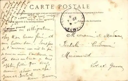 Ak Juvlay Essonne, Quai Gambetta