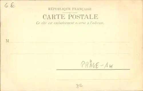 Präge Ak Paris III, Place de la République