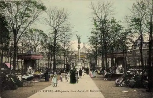 Ak Paris III, Square des Arts et Métiers