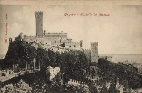 Ak Genova Genua Ligurien, Castello de Albertis