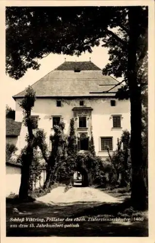 Ak Viktring Klagenfurt am Wörthersee Kärnten, Schloss, Prälatur des ehem. Zisterzienserklosters, Tor