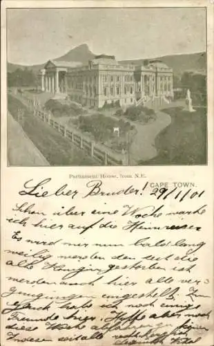 Ak Kapstadt Kapstadt Südafrika, Parlamentsgebäude