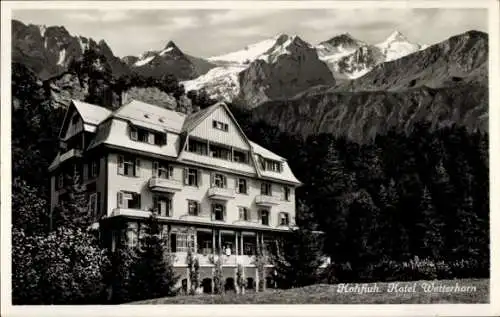 Ak Hohfluh Hasliberg Kt. Bern Schweiz, Hotel Wetterhorn