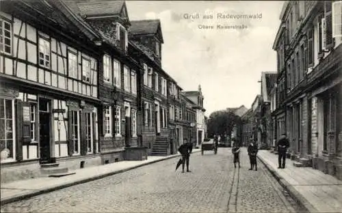 Ak Radevormwald Bergisches Land, Obere Kaiserstraße