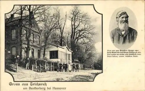 Ak Benthe Ronnenberg in Niedersachsen, Gasthaus Erichsruh, Benther Berg