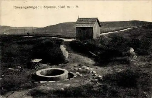 Ak Spindleruv Mlýn Spindlermühle Riesengebirge Region Königgrätz, Elbquelle, Pramen Labe