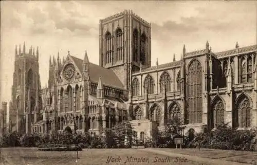 Ak York Yorkshire England, York Minster