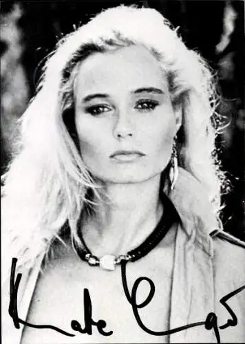 Ak Schauspielerin Renate Langer, Portrait, Autogramm