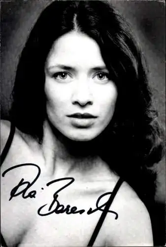 Ak Schauspieler Ria Baresch, Portrait, Autogramm