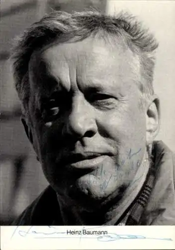 Ak Schauspieler Heinz Baumann, Portrait, Autogramm