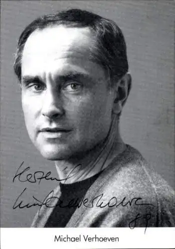 Ak Schauspieler Michael Verhoeven, Portrait, Autogramm