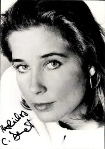 Ak Schauspielerin Carolyn Bendt, Portrait, Autogramm