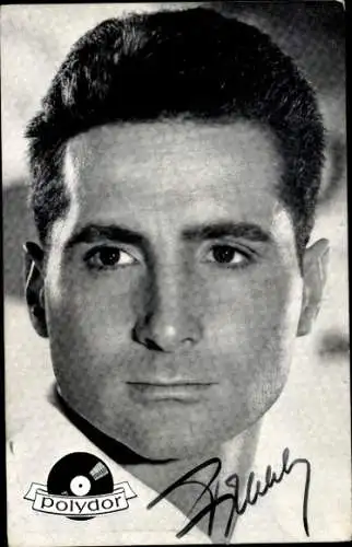 Ak Schauspieler Sänger Freddy Quinn, Portrait, Autogramm