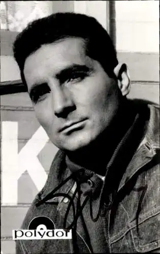 Ak Schauspieler Sänger Freddy Quinn, Portrait, Autogramm