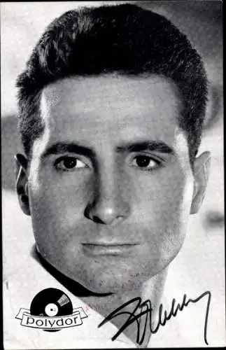 Ak Schauspieler Sänger Freddy Quinn, Portrait, Autogramm