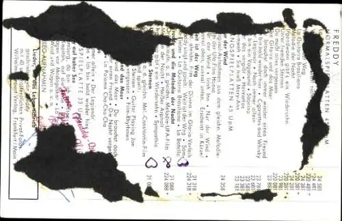 Ak Schauspieler Sänger Freddy Quinn, Portrait, Autogramm