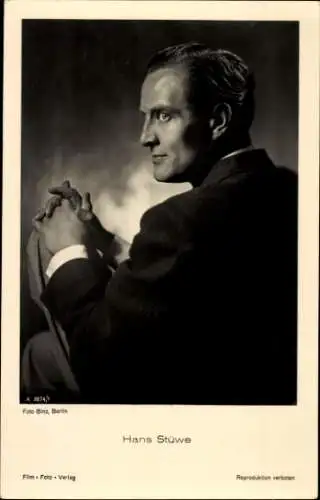 Ak Schauspieler Hans Stüwe, Film Foto Verlag A 3874/1