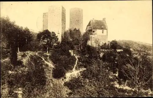 Ak Treffurt an der Werra, Burg Normannstein