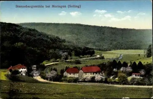 Ak Moringen im Solling Niedersachsen, Stennebergsmühle, Panorama