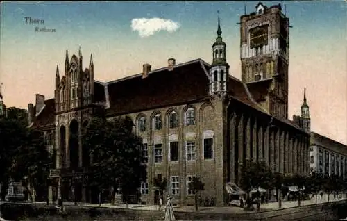 Ak Toruń Thorn Westpreußen, Rathaus
