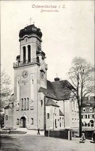 Ak Crimmitschau in Sachsen, Johanniskirche