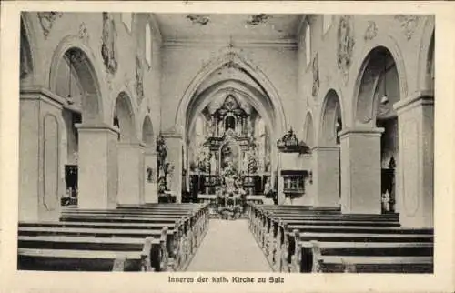 Ak Salz im Westerwald, Katholische Kirche, Inneres